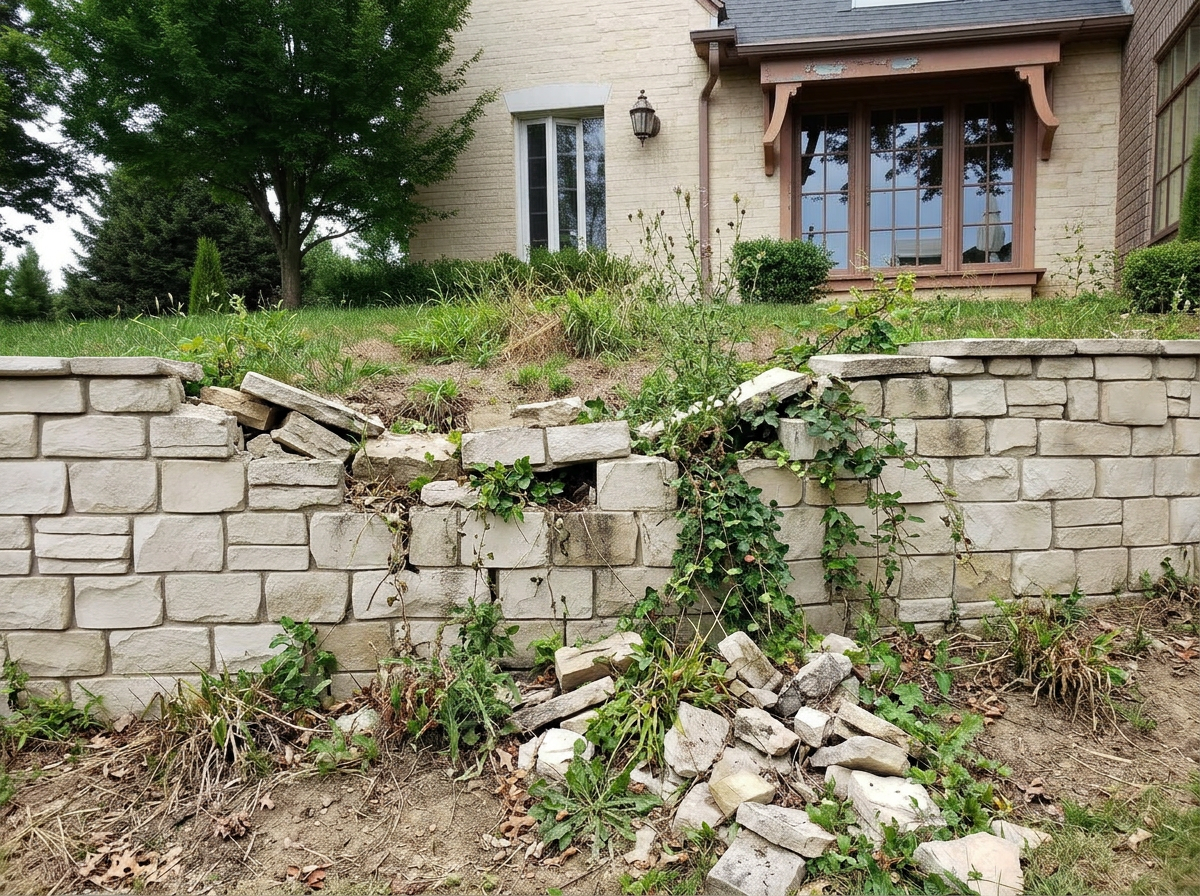 Maçonnerie — avant rénovation